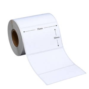 75×50 Direct Thermal Shipping Label Rolls, 1 Roll Of 1000 Pcs