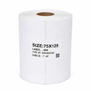 75×125 Direct Thermal Shipping Label Rolls, 1 Roll Of 400 Pcs